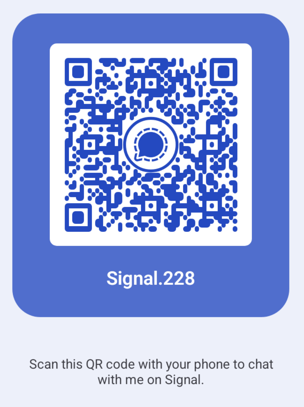 Signal QR Code